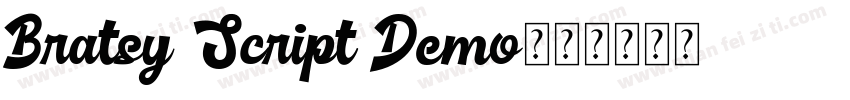 Bratsy Script Demo字体转换